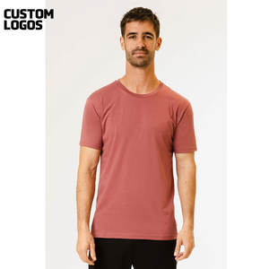 Camiseta de manga corta con estampado gráfico de letras de algodón 100% de buena calidad, Camiseta holgada personalizada para hombre - Product Image 1