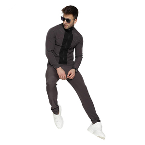 ชุดวอร์ม2ชิ้นเสื้อแขนยาวสำหรับผู้ชาย, ชุดวอร์มเสื้อแจ็คเก็ตกางเกง - Product Image 1