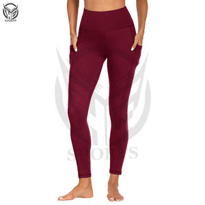 Leggings de gimnasio OEM con bolsillo, leggings de yoga de cintura alta para mujer, los más nuevos, transpirables, personalizados, para mujer y niña, 2026 - Product Image 2