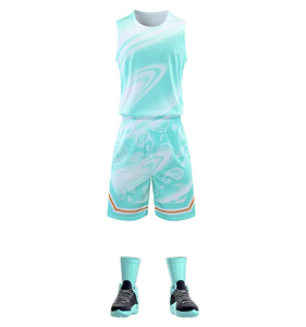 Conjunto juvenil reversible personalizado para hombre de alta calidad uniforme de baloncesto Jersey ropa de baloncesto para hombres - Product Image 4