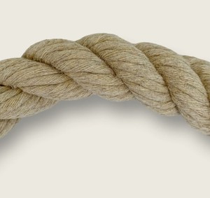 Jouet en corde de chanvre et coton naturel organique par Lucy and Bean - Product Image 3