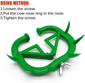 Ensemble d'instruments vétérinaires anti-sucette en acier inoxydable pour l'élevage du bétail, anneaux de nez pour veaux, épiers de sevrage, prix abordable - Product Image 5