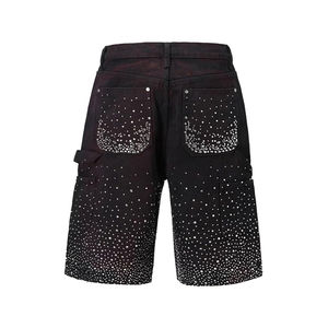2025 <b>Men</b> Short Cotton <b>Jeans</b> Latest Design Shorts Wholesale Unique Style <b>Men</b> Rhinestone Shorts Lightweight <b>Men</b> Shorts - Product Image 2