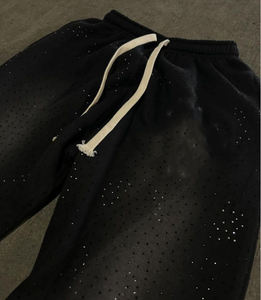 Pantalon de survêtement de sport en toile décontracté pour hommes - Product Image 2