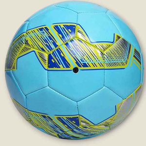 Two Tone <b>Laminated</b> Football Oem Service Soccer Training Pakistani Soccer Ball <b>Machine</b> Design Size 5 PU Leather Soccer Ball - Product Image 2