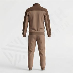 Chándal Deportivo de Algodón y Felpa para Hombre, con Logotipo Personalizado al por Mayor, Traje de Entrenamiento de Invierno de Dos Piezas, Ropa Deportiva de Alta Calidad para Gimnasio - Product Image 2