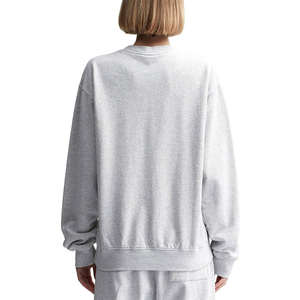 Nouveaux sweats à capuche pour femmes d'hiver, décontractés, sportifs, grande taille, manches longues, couleur unie, imprimé, col rond, 100% coton, en solde - Product Image 3