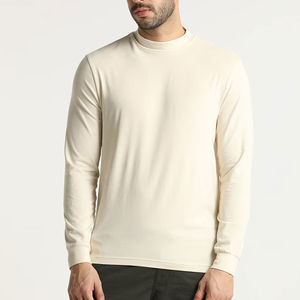<b>Top</b> Quality Full <b>Sleeves</b> T-Shirt For Men's LightWeight T-Shirt <b>Plain</b> Color Full <b>Sleeves</b> T-Shirt Casual Wear Adult Shirts - Product Image 4