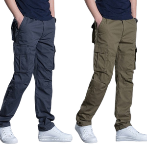 Pantalones cargo para hombre con servicio OEM, pantalones cargo de alta calidad transpirables con múltiples bolsillos para hombre, pantalones cargo tácticos para hombre - Product Image 1
