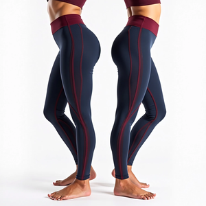 Ladies High Waist Jogger Pants Seamless Quick Dry Compression <b>Leggings</b> with Print Gym Workout Fitness Apparel Ladies Fitwear - Product Image 4