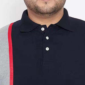 Polo de hombre de talla grande con logotipo personalizado al por mayor a precio bajo Polo de golf deportivo liso de secado rápido para hombre - Product Image 5