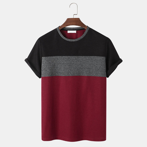 เสื้อยืดโอเวอร์ไซส์ผู้ชาย ผ้าฝ้าย ทรงหลวม แขนสั้น คอกลม เนื้อผ้านุ่ม ระบายอากาศดี สไตล์ลำลอง สตรีทแวร์ เสื้อยืดหนาน้ำหนักมากสำหรับผู้ชาย - Product Image 1