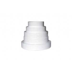 Raccords de réduction en PVC Tecnosystemi 80-100-120-125-150 pour systèmes d'aspiration et de ventilation CVC - Product Image 1