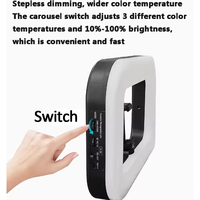 Support stabilisateur d'extérieur pour vlogging, trépied pour smartphone, appareil photo, lumière d'appoint rechargeable, anneau de E-30RGB LED