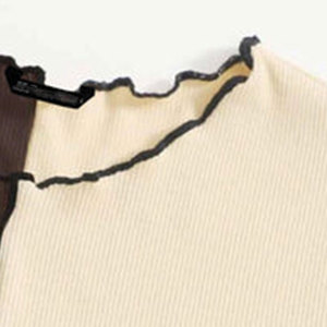 Camiseta recortada Vintage teñida lavada de algodón con logotipo personalizado de alta calidad, camisetas de manga corta para mujer - Product Image 3