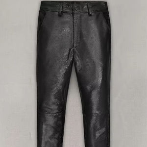 Pantalones de cuero de longitud regular de alta calidad 100%/pantalones de cuero hechos de tela de secado rápido de calidad superior - Product Image 1