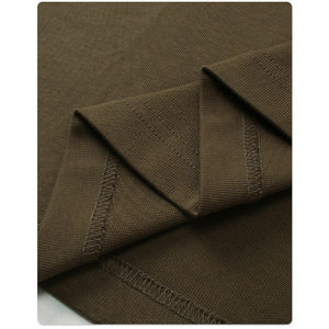 เสื้อยืดแขนยาวสองชั้นสำหรับผู้ชายเสื้อยืดผ้าฝ้ายโอเวอร์ไซส์สำหรับผู้ชาย - Product Image 6