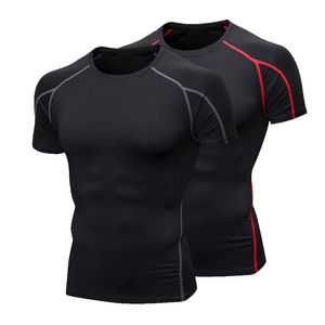 Camiseta de Manga Corta para Hombre, Ligera, de Secado Rápido, Transpirable, Ecológica, Antibacteriana, para Surf y Entrenamiento, Corte Ajustado - Product Image 2