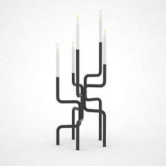 Bougeoir en cristal, décoration de la maison, autre support de bougie brillant, pour l'intérieur et l'extérieur - Product Image 4