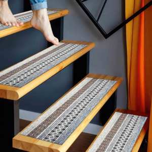 Soft Tones Printed Rug: Modern, Machine Washable, Luxury Design,Step Rug - Product Image 2