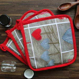 <b>Indian</b> Exporter Custom Printed Reusable <b>Pot</b> Holders Soft Cotton Heat Resistant Kitchen <b>Pot</b> Holder - Product Image 2