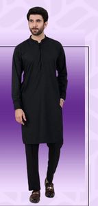 Newest Designs of 100% Cotton Kurta Sets for <b>Men</b> Available for Sale in Customized Colors and Designs in Large Quantity - Product Image 2