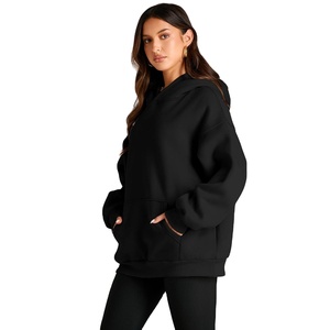 Premium pullover HOODIE heavyweight fleece mujeres pullover hoodies - Product Image 4