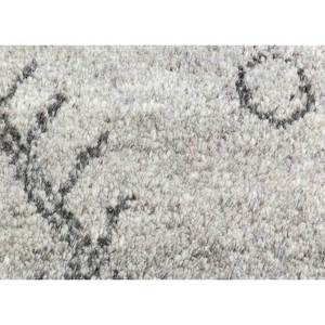 พรมขนสัตว์ถักมือสีเบจและสีน้ำตาลลายเรขาคณิตสำหรับห้องนั่งเล่น ทางเข้าบ้าน และห้องนอน-PKWL-502 - Product Image 3