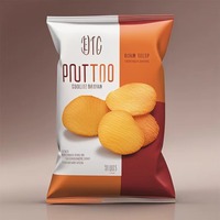 Sacs en plastique laminés à dos scellé sur mesure pour snacks, chips, popcorn, chips de pommes de terre, sacs anti-odeurs