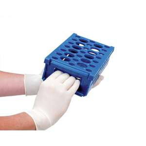 Support Pop-Up Bleu pour 21 tubes de 15 ml et 12 tubes de 50 ml, capacité de 33 tubes, lot de 2, en polypropylène - Product Image 2