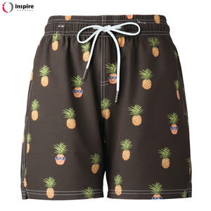 Trajes de Baño Cortos para Hombre, Diseño Sólido, Ecológicos, Transpirables, de Secado Rápido, con Cordón Ajustable y Bolsillo Personalizado - Product Image 4