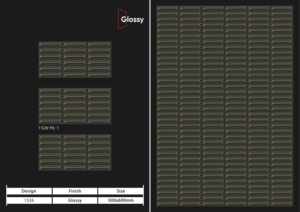 Azulejos cerámicos arquitectónicos de 300x600 mm para pared, baño, cocina, acabado brillante, mate, textura de azúcar tallado, diseño de pared interior de lujo. - Product Image 3