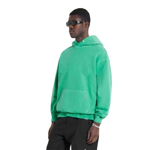 Pulls à capuche surdimensionnés de luxe pour hommes, 100 % coton, personnalisables, imprimés et brodés, épais, vente en gros - Product Image 2