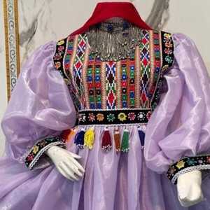 Robe afghane Kutchi pour femmes, vente chaude, 2025, haute qualité, respirante, dentelle vintage, broderie personnalisable, service OEM, meilleur prix - Product Image 4