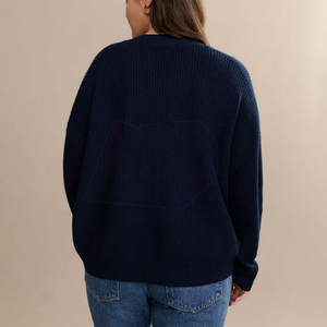 Cárdigan de Lana Tejida para Mujer, Diseño Sólido, Cómodo, Ligero y Transpirable, con Cierre de Botones, Ideal para Uso Casual y de Oficina - Product Image 4