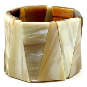 ACCESORIOS Puños, brazaletes y pulseras de cuerno de búfalo natural hechos de cuerno de búfalo real, disponibles en una variedad de - Product Image 4