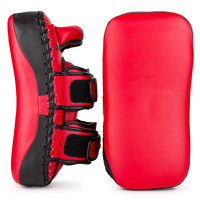 Coussinets de mise au point en cuir personnalisés pour l'entraînement de boxe MMA Muay Thai avec logo personnalisé pour l'entraînement de kickboxing et d'arts martiaux