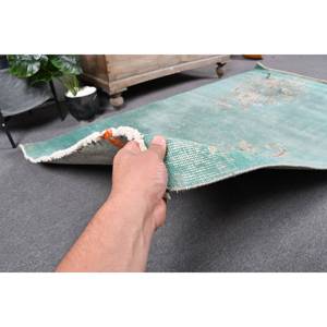 Tapis turc vintage de 37x63 pieds, style classique vert beige, laine PP, grande surface, tapis de salon, support en latex, design Aubusson - Product Image 3