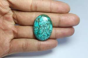 คุณภาพสูง 100% เทอร์ควอยซ์สีฟ้าธรรมชาติ Cabochon หินปรับเทียบแบบหลวมสําหรับเครื่องประดับใช้ในราคาไม่แพงขายจํานวนมาก - Product Image 5