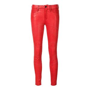 Pantalon habillé en peau de mouton personnalisé OEM pour femmes-Pantalons de mode de luxe pour boutiques - Product Image 1