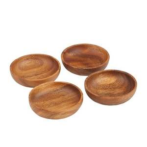 ฟรีชามไม้ทำด้วยมือที่ทำจากไม้จริงที่มีผิวเรียบอมตะ - Product Image 1