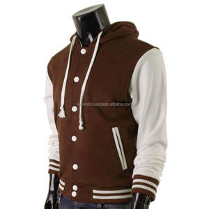 Vestes universitaires en laine tendance, manteau chaud de style lettreman, streetwear décontracté unisexe - Product Image 4