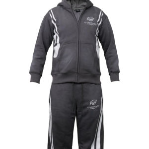 ชุดวอร์มแนวสปอร์ตแฟชั่นสำหรับผู้ชายเสื้อโค้ทแขนยาวและกางเกงทรงตรงมีซิปแบบลำลองสำหรับผู้ชาย - Product Image 1