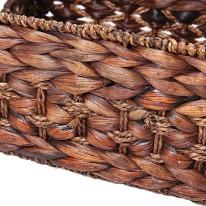 Panier de rangement en jacinthe d'eau naturelle fait à la main, panier de rangement fait à la main, vente en gros, écologique, fabriqué au Vietnam - Product Image 5