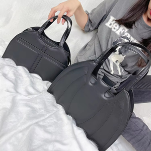 Punk Gothic Cross Bat Design Cartera de mujer y bolso de mano Fiesta de Halloween Lolita Girl Tote negro Diseñador Animal Clutch Bag - Product Image 3