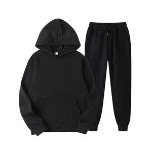 Ensemble de survêtement avec logo personnalisé de haute qualité Sweats à capuche respirants lourds avec joggeurs Pantalon de survêtement d'hiver Survêtement - Product Image 2
