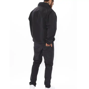 Survêtement de sport imprimé ajusté à la mode pour hommes, combinaison de sport deux pièces vierge avec impression numérique pour l'hiver - Product Image 6