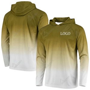 Sweat à capuche de pêche confortable UPF 50 pour hommes, tissu respirant, option logo sur le devant, léger, manches longues, chemise d'extérieur pour pêcheurs - Product Image 1