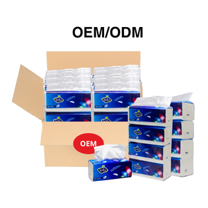 Mouchoirs en papier OEM en vrac à prix abordable, 13 ± 2 g/m², style mouchoir de poche personnalisé, en pâte de bois vierge, pour bureau et restaurant - Product Image 2