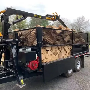 Hete Verkoop Hoge Capaciteit Landbouw Boerderij Stort Hydraulische Aanhangwagen Vierwielige Grijper Offroad Beschikbaar Voor Verkoop